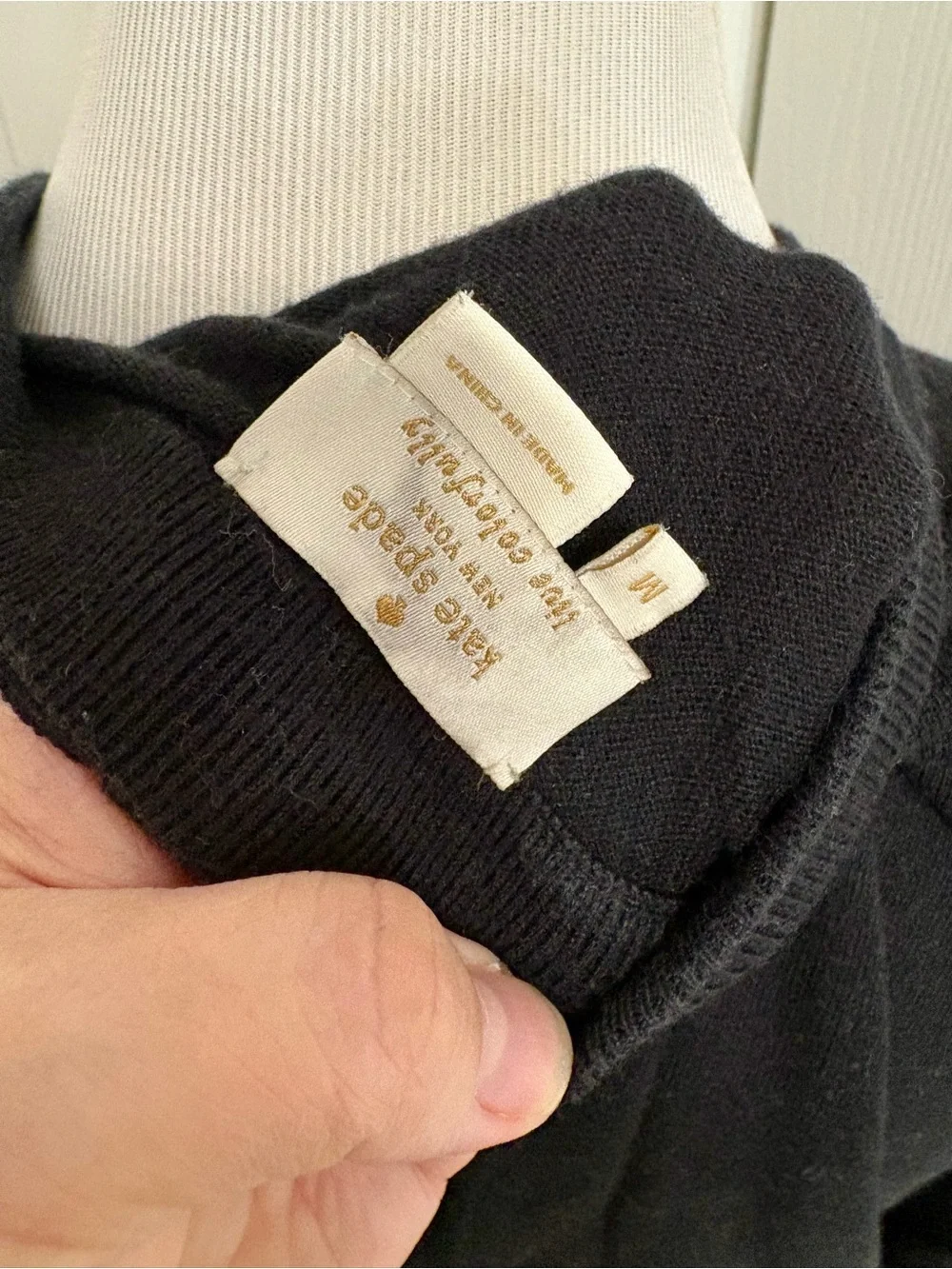 Kate Spade Bow Back Button Up Cardigan